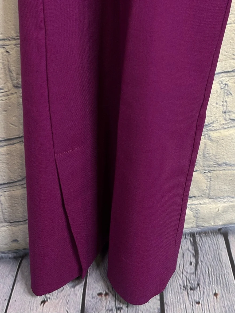 MM Lafleur Magenta Italian Wool Corporate Business Blazer Trouser Set M/6